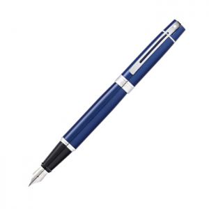 Pióro wieczne Sheaffer 300 Chromowany Niebieski + tłoczek